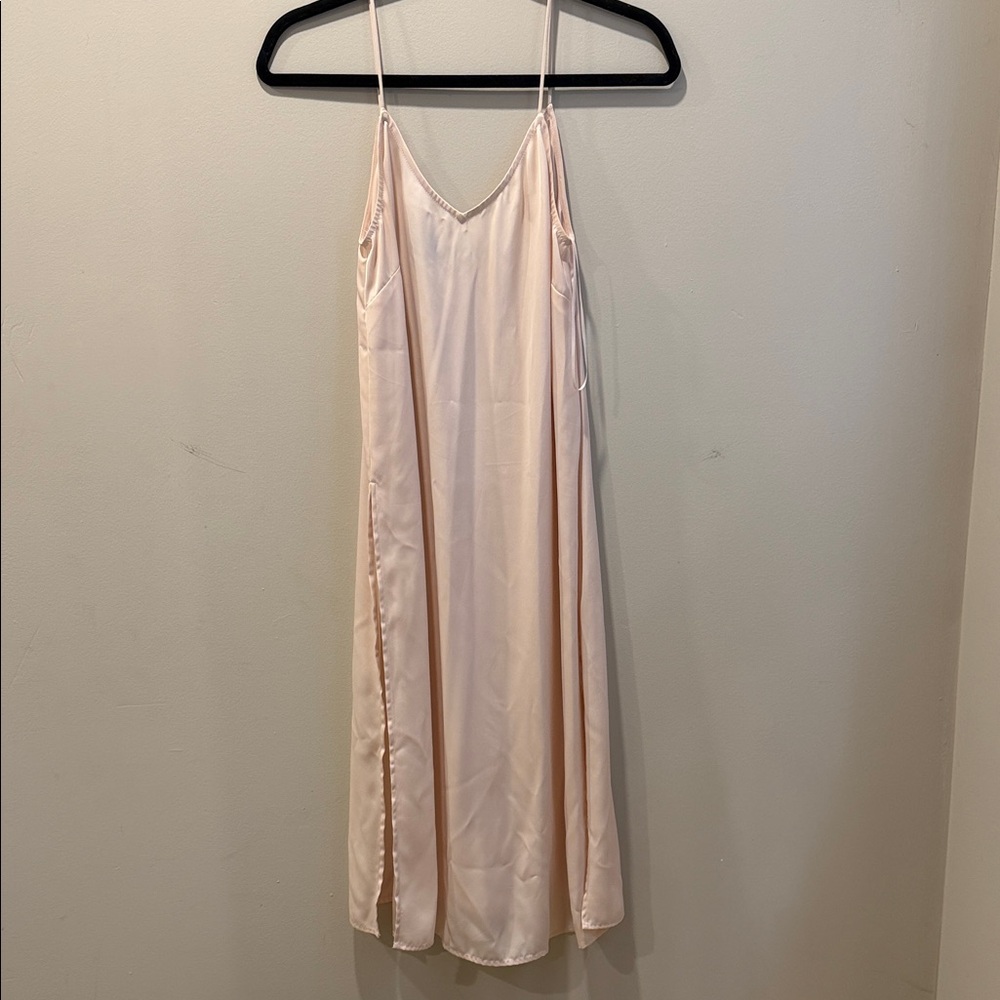 Elegant pink Slip Dress